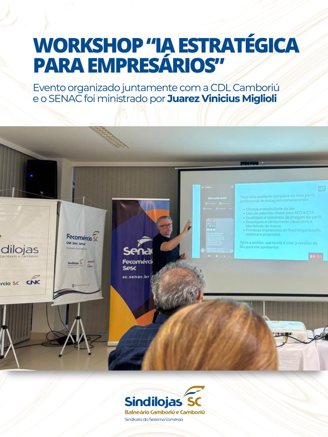 Inteligência artificial é tema de workshop para empresários da região