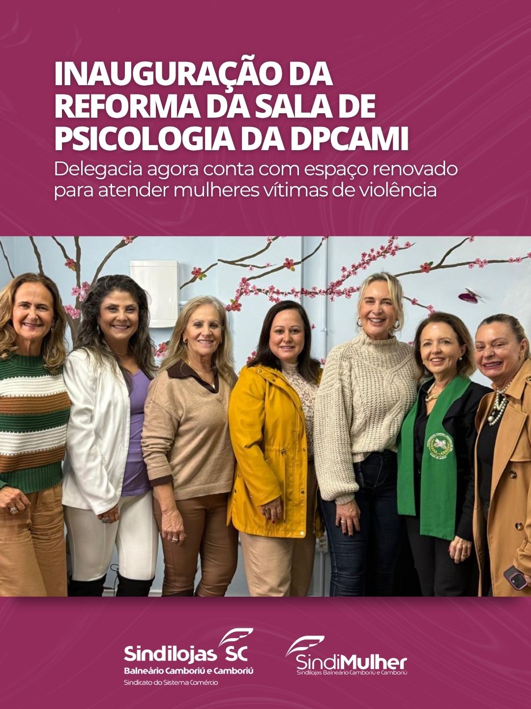 Inauguração da reforma da sala de psicologia da DPCAMI